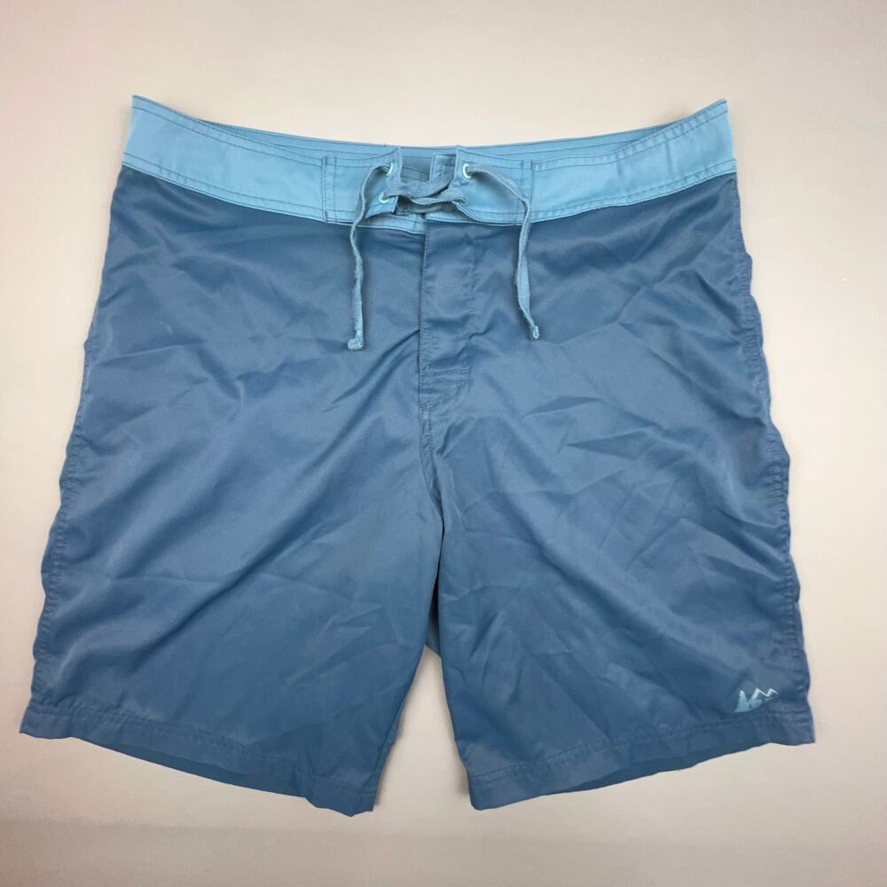REI Hook-And-Loop Board Shorts Men’s Large Blue Hybrid Swim Trunks Outdoor